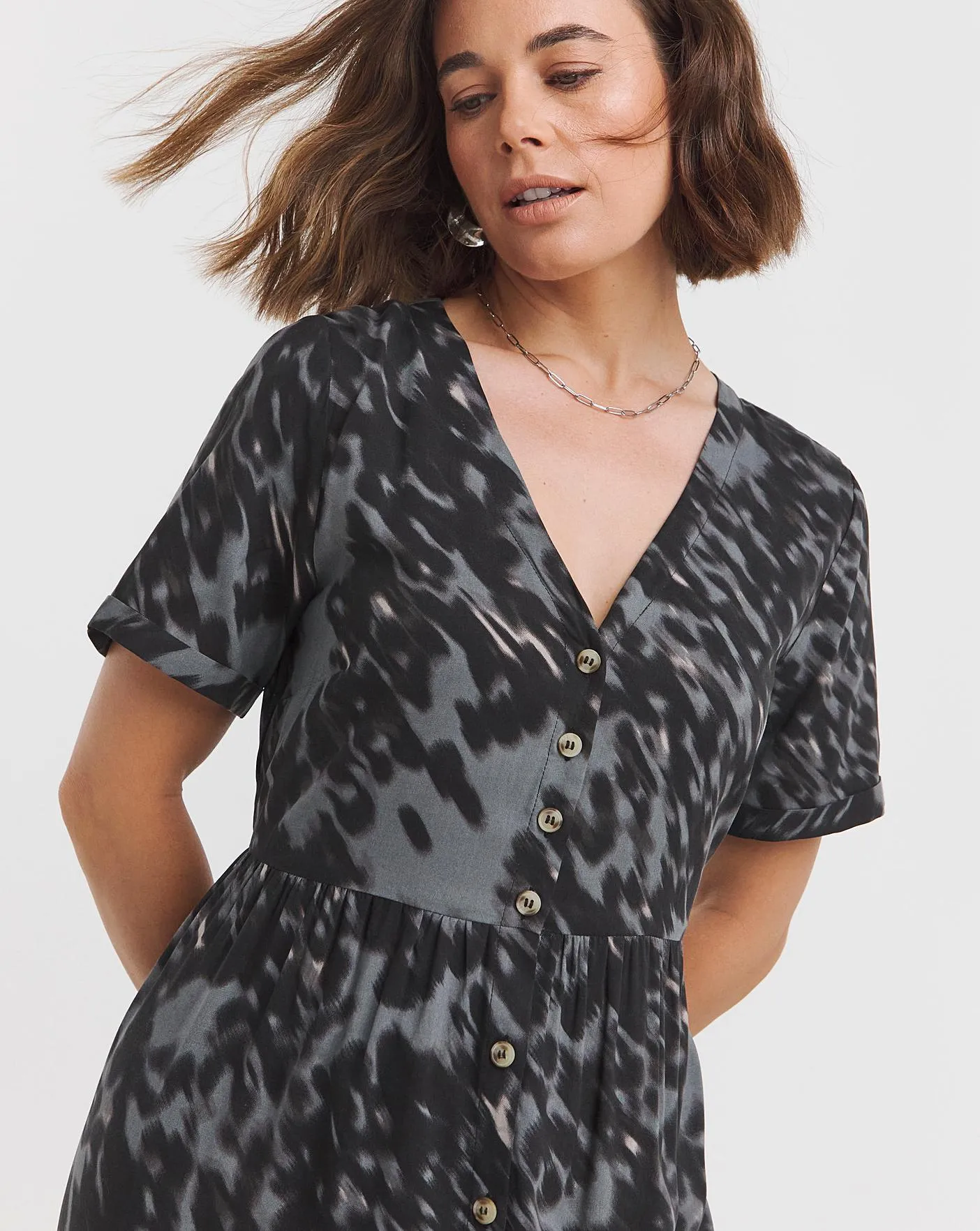 Button Through Dress