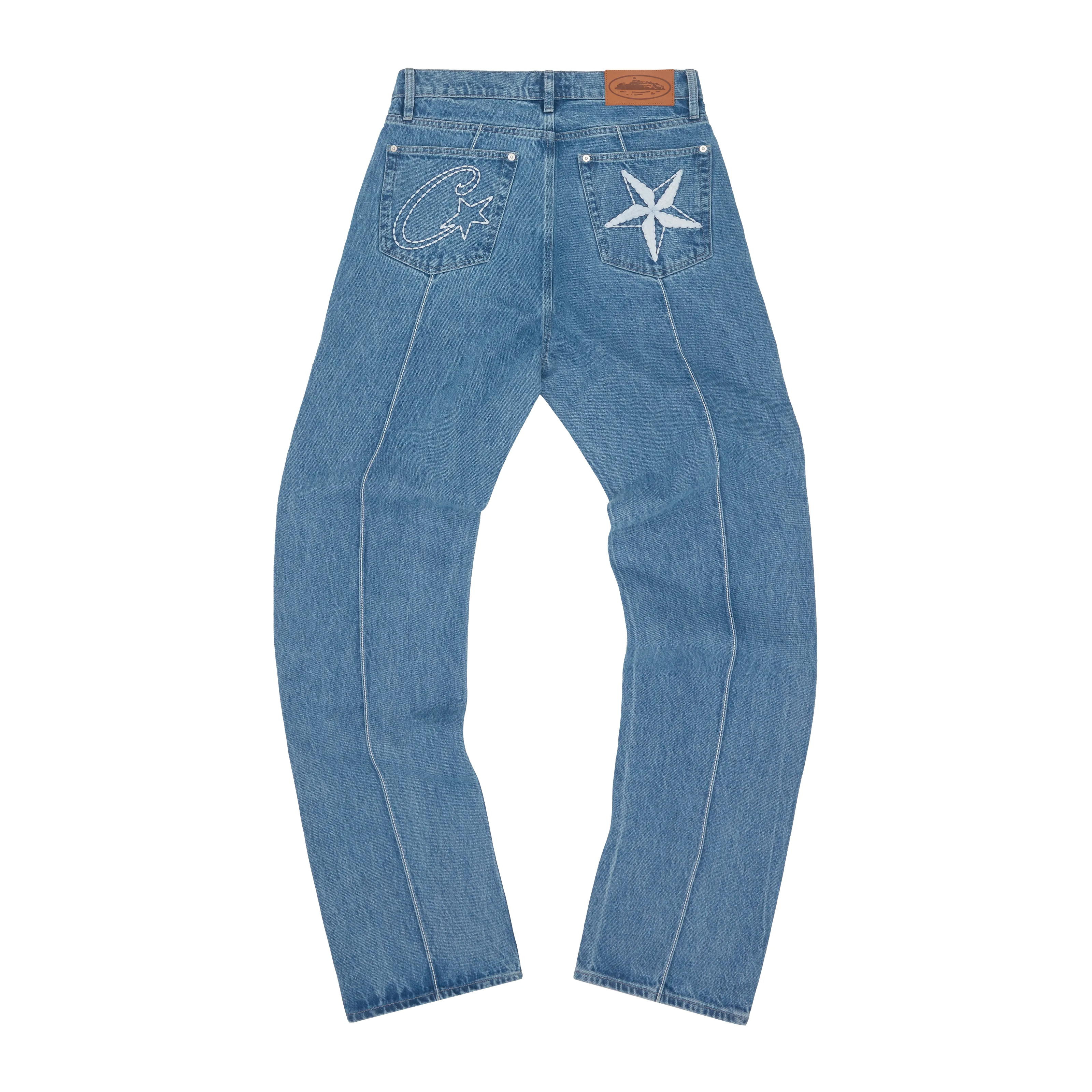 C-STAR DENIM JEANS [WASHED BLUE] *UPDATED BAGGY FIT*