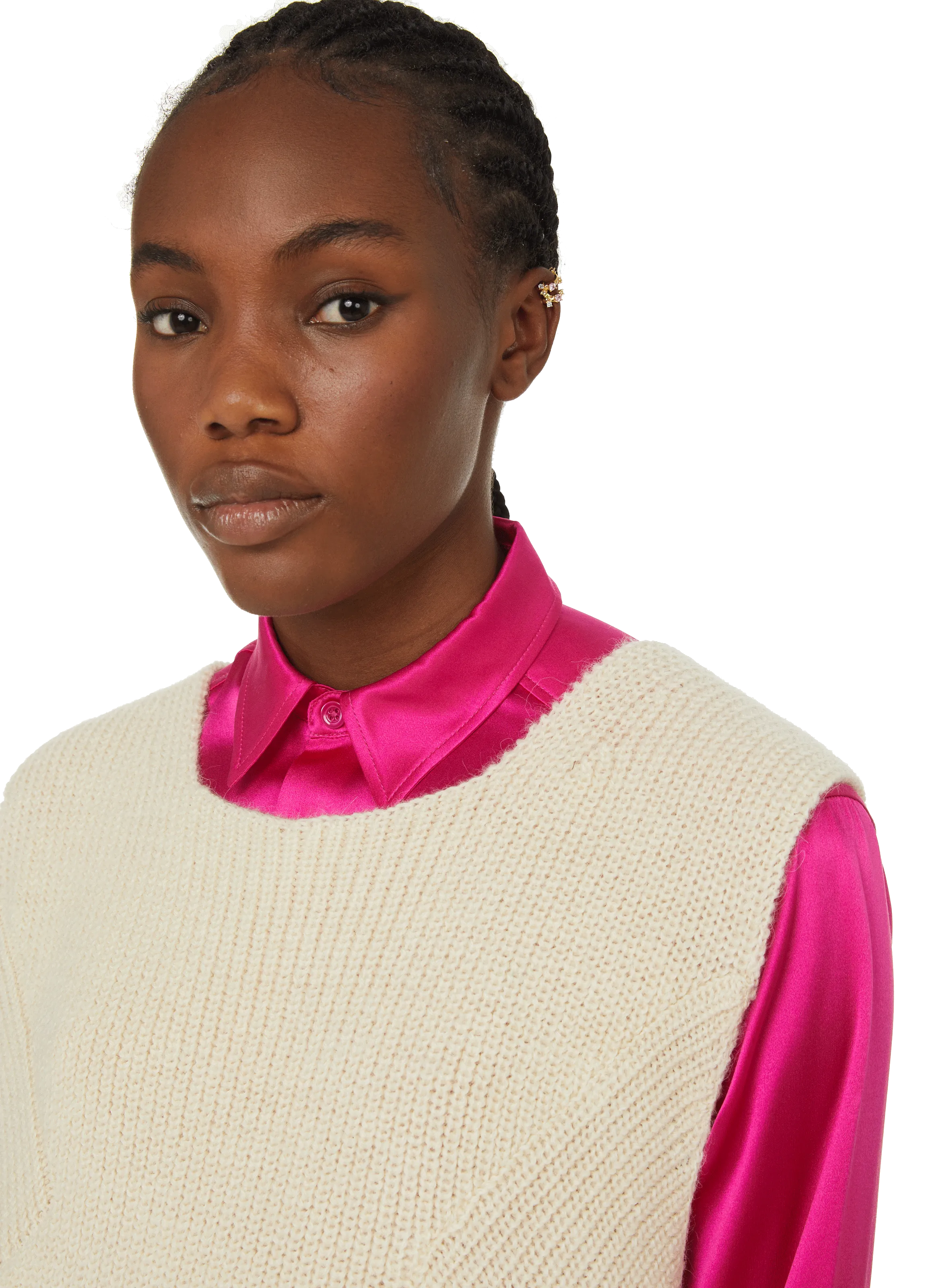 CAES  Sleeveless jumper - Beige