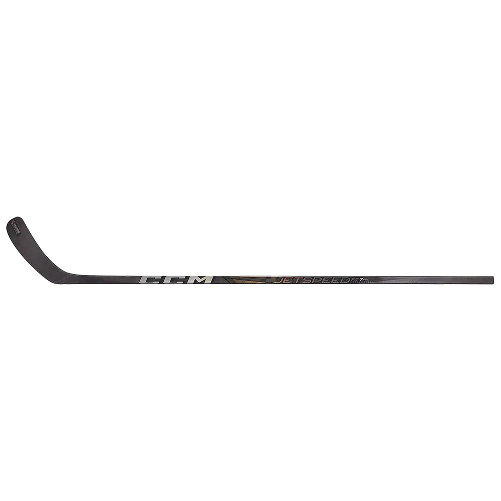 CCM Jetspeed FT7 Pro Junior Ice Hockey Stick - Chrome