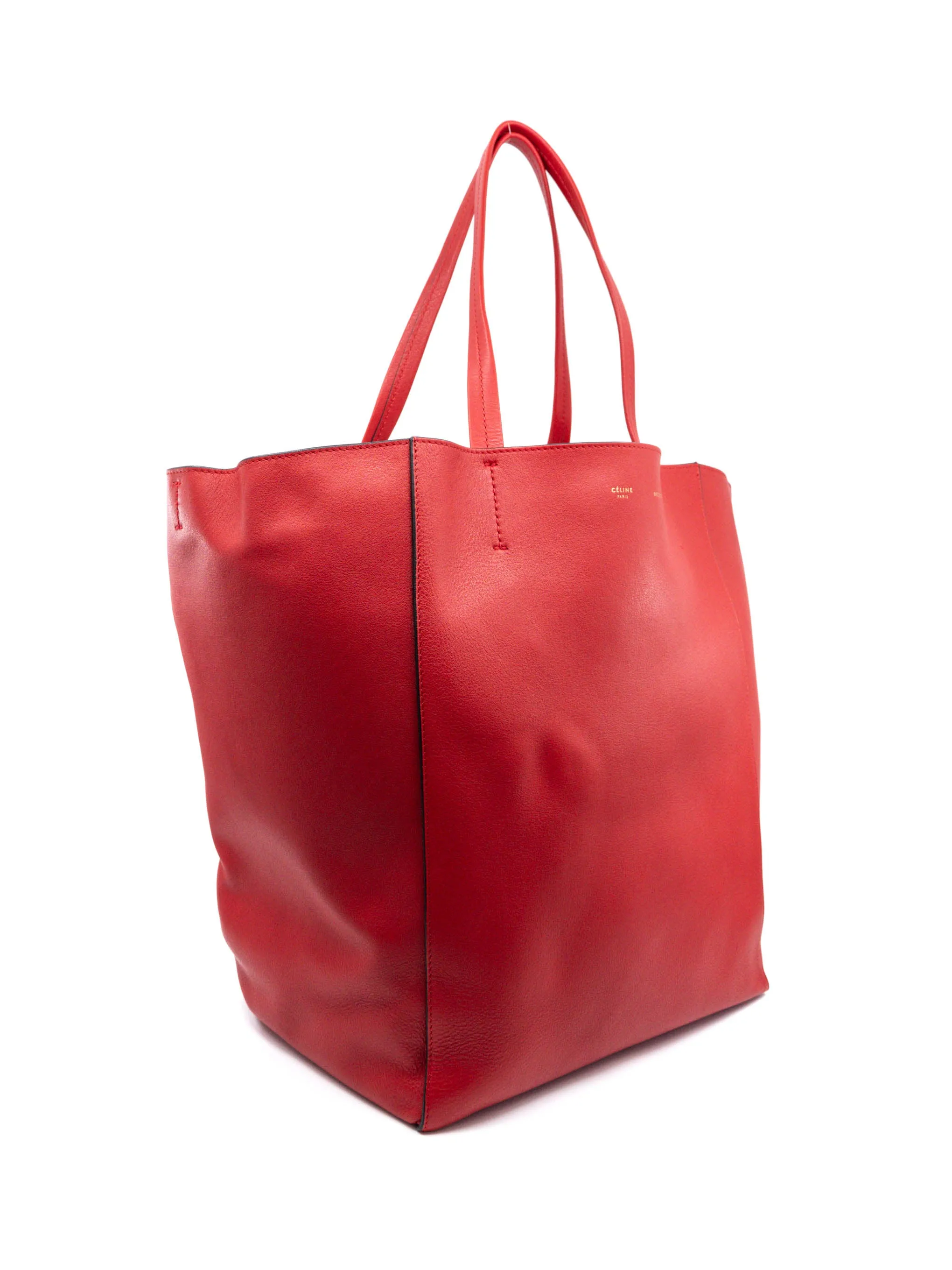 Celine Red Phantom Cabas Tote