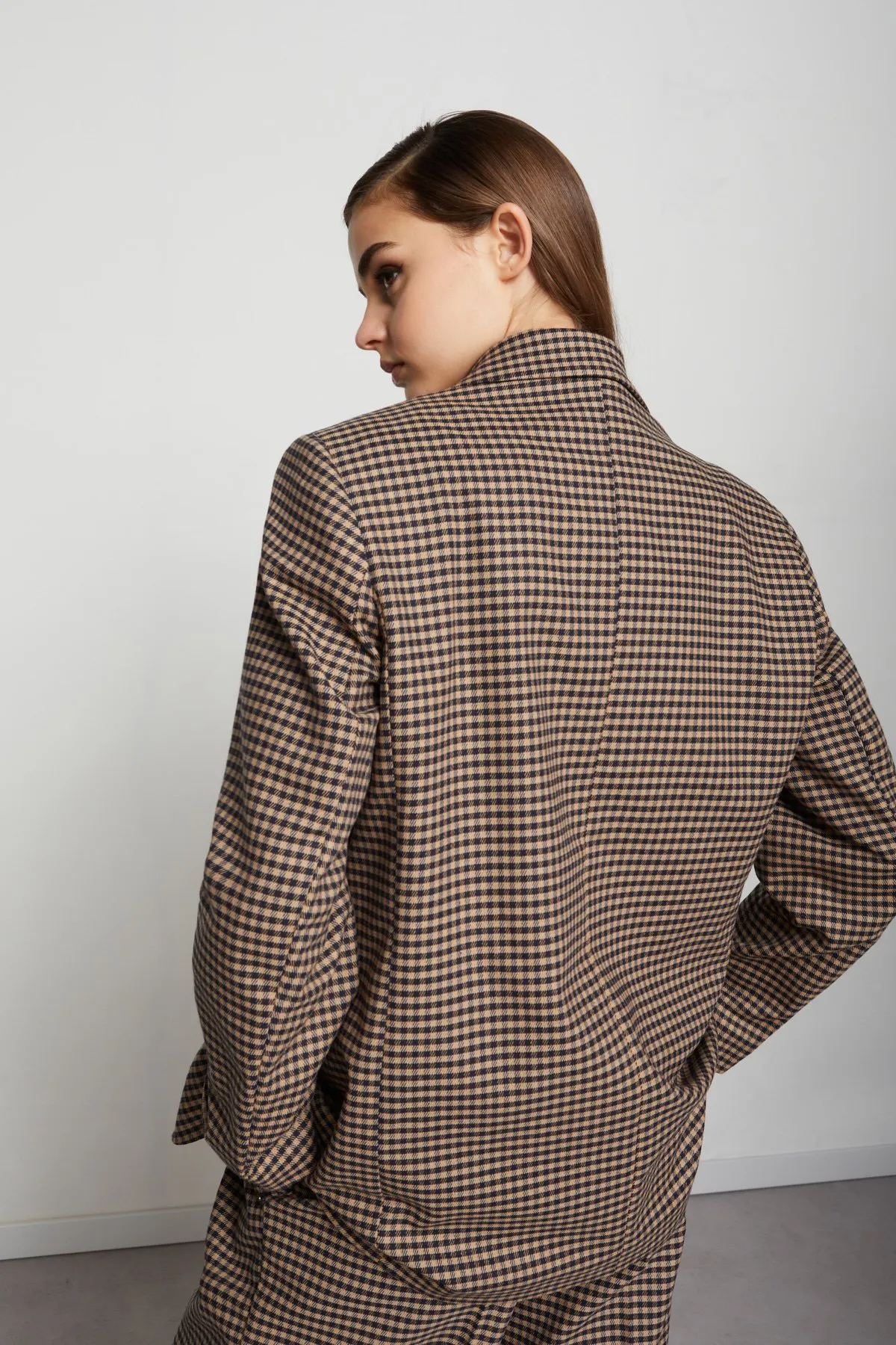 Checked jacket