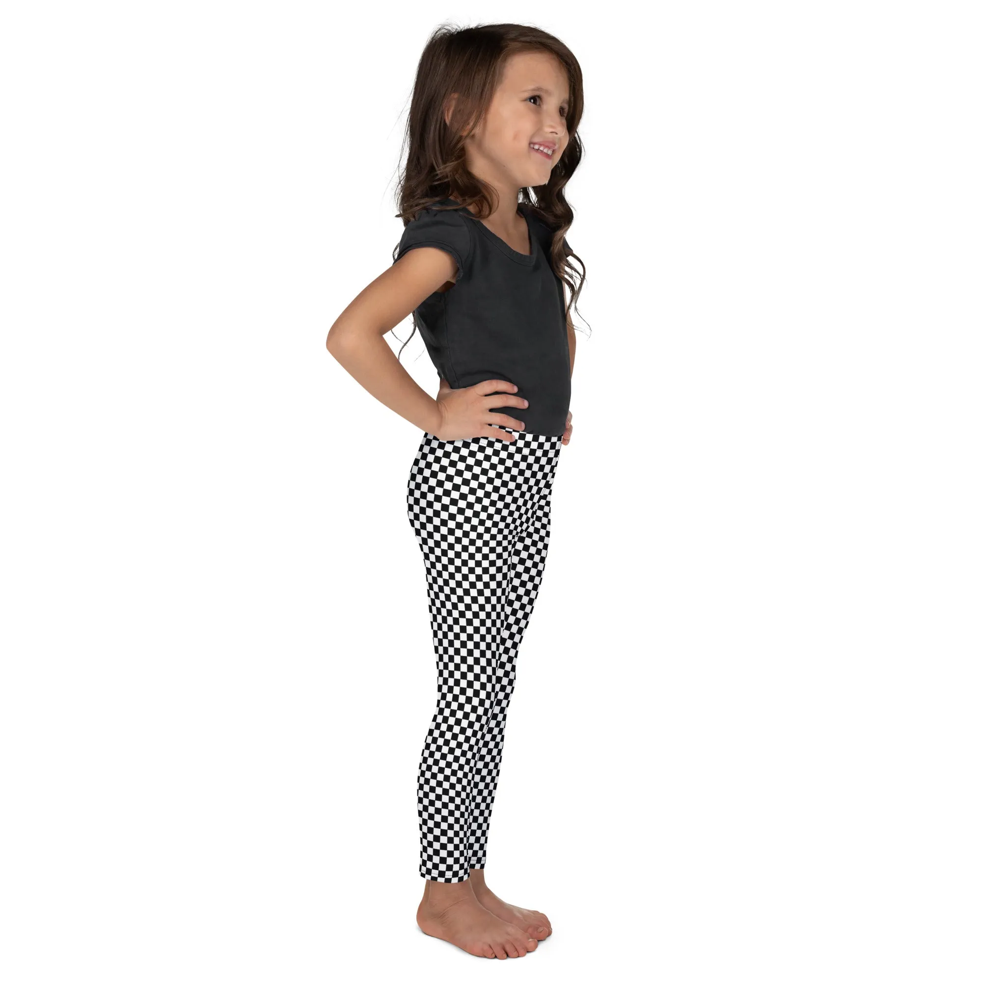 Checkered Kid's Leggings