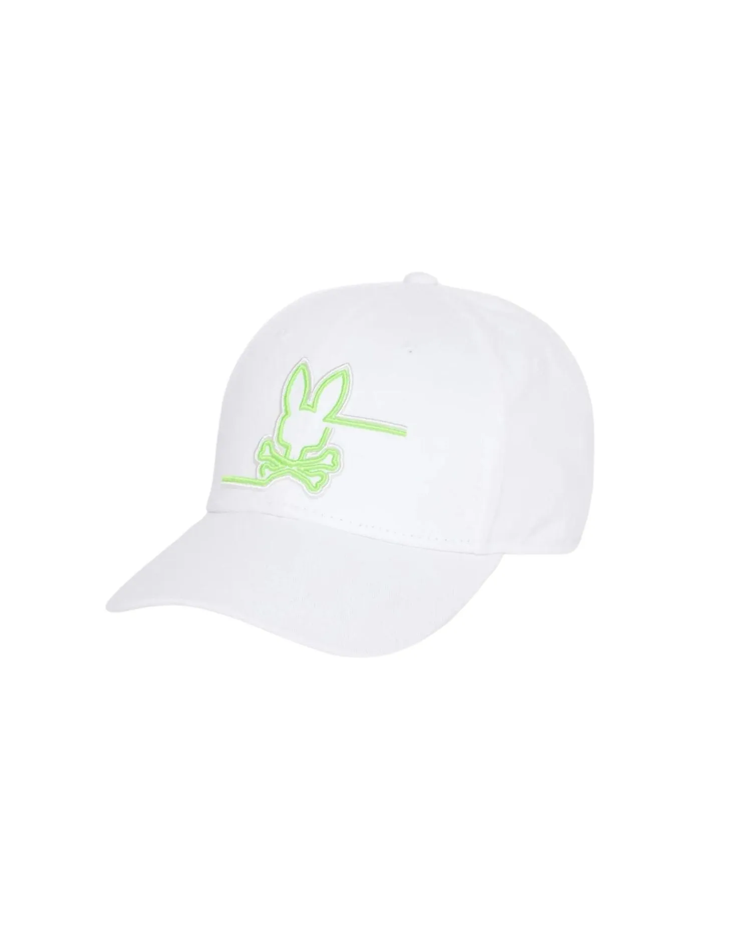 Chester Embroidered Baseball Cap - White