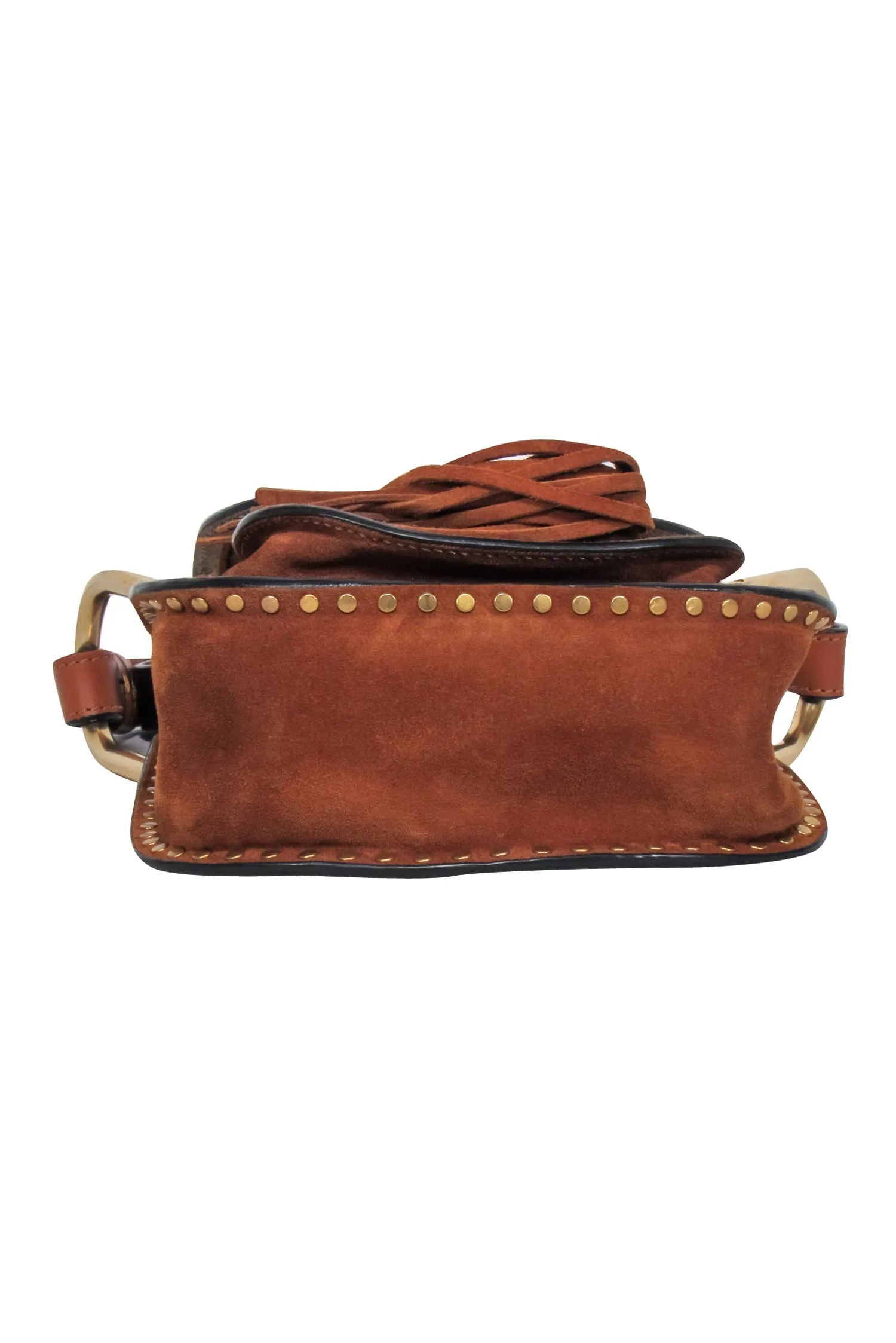 Chloe - Tan Suede Crossbody Bag