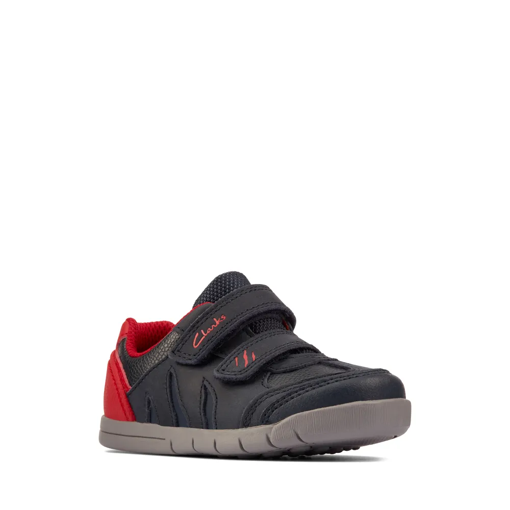 Clarks 26161440 Rex Play T Navy/Red