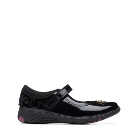 Clarks 26172241 Relda Sea K Black Patent