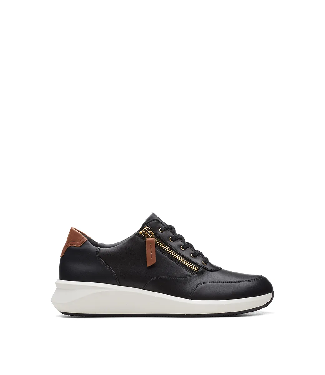 Clarks Un Rio Zip Black