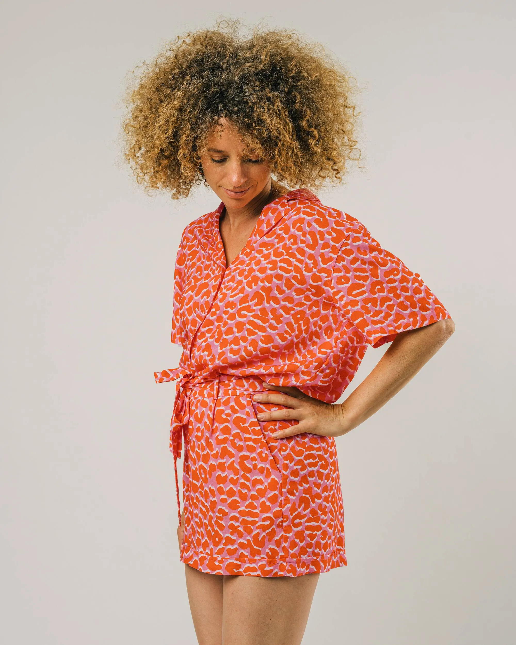 Cocktail Aloha Blouse Pink