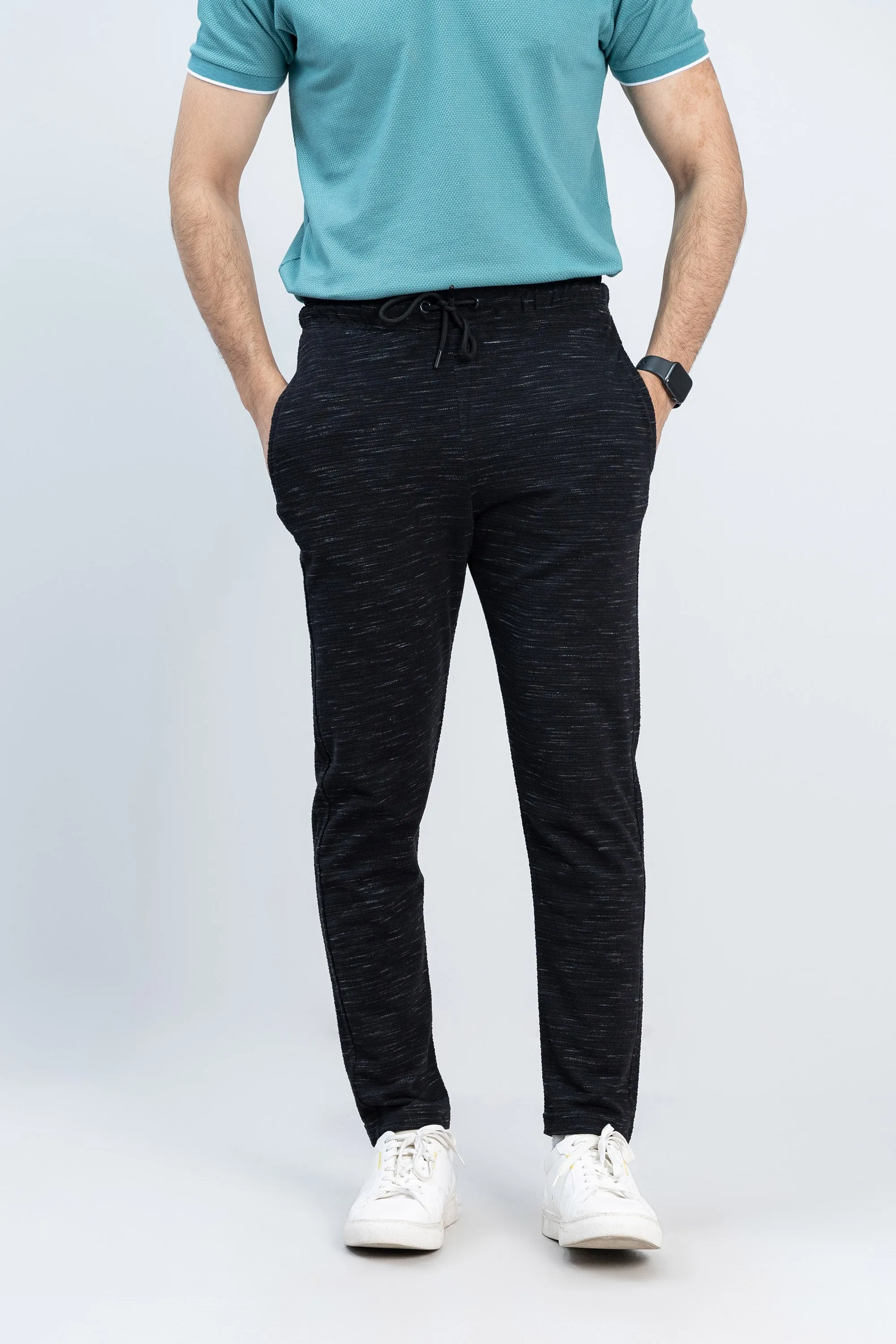 Comfy Black Knitted Trousers