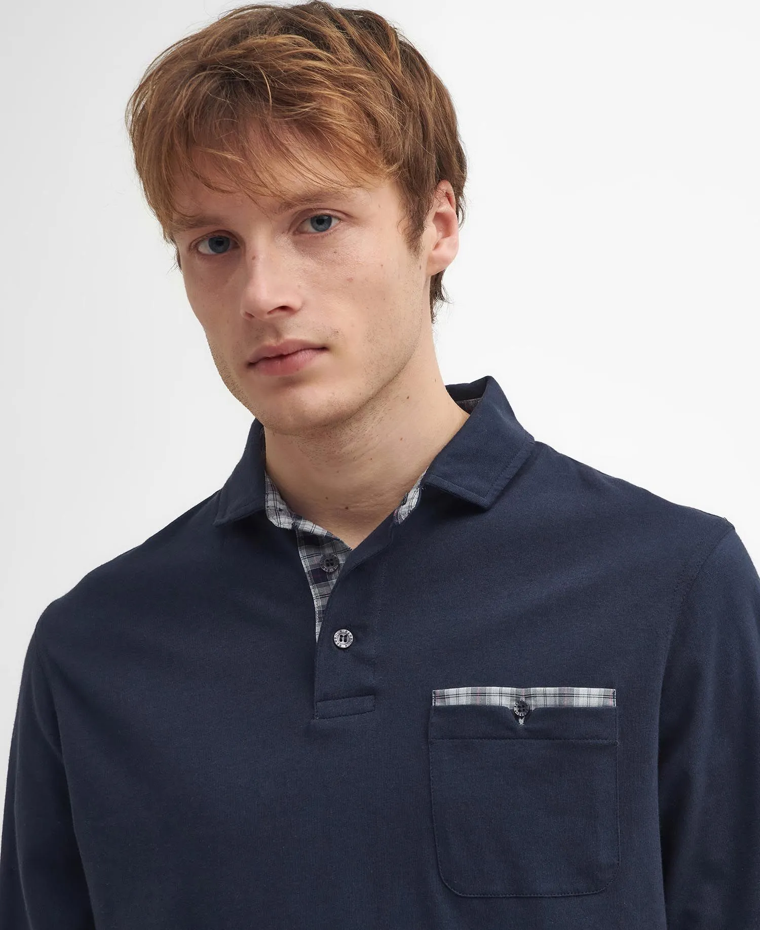  Corpatch Long-Sleeved Polo Shirt     