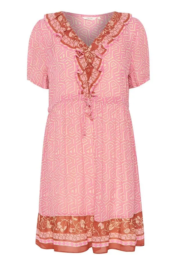 Cream Linea Dress