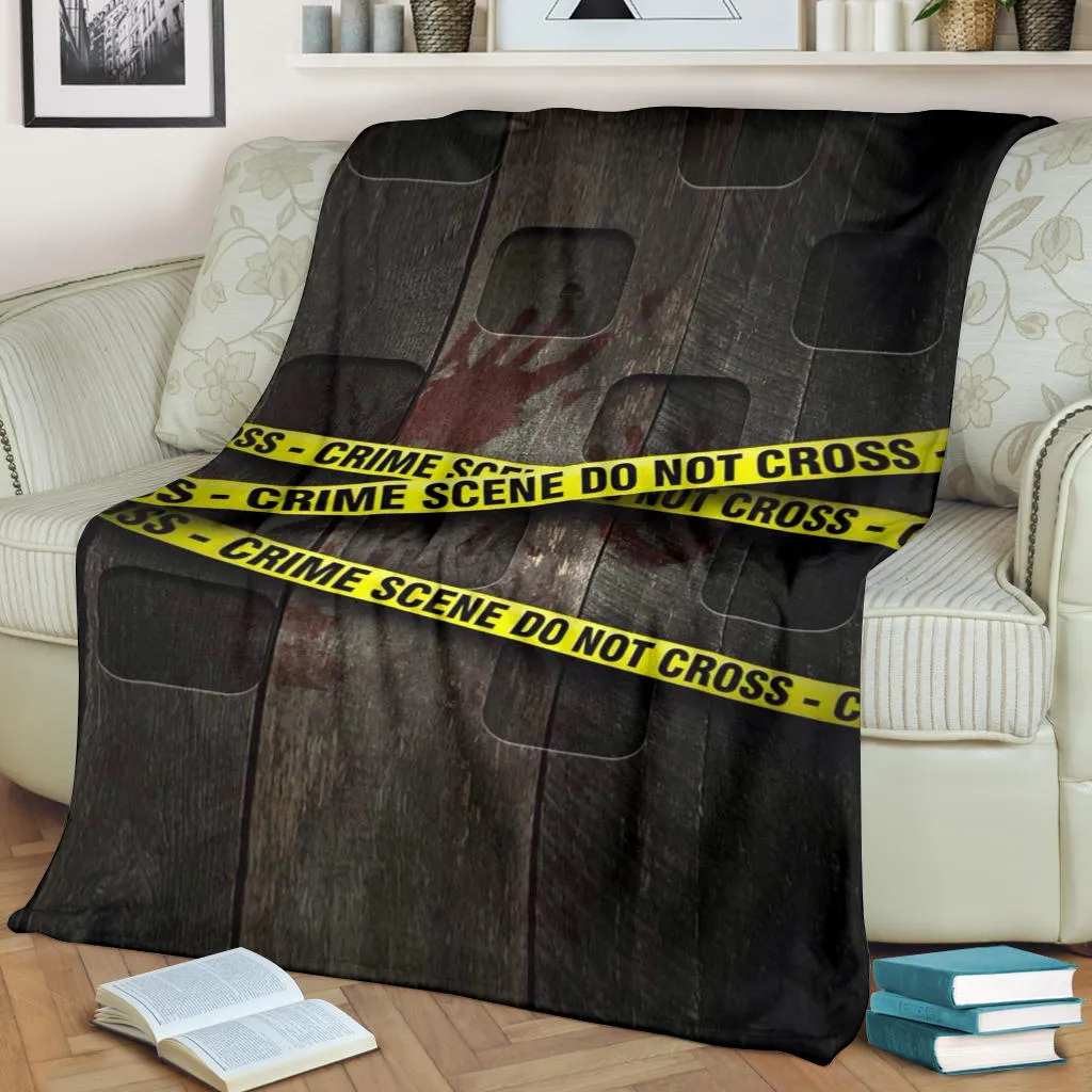 Crime Scene Premium Blanket