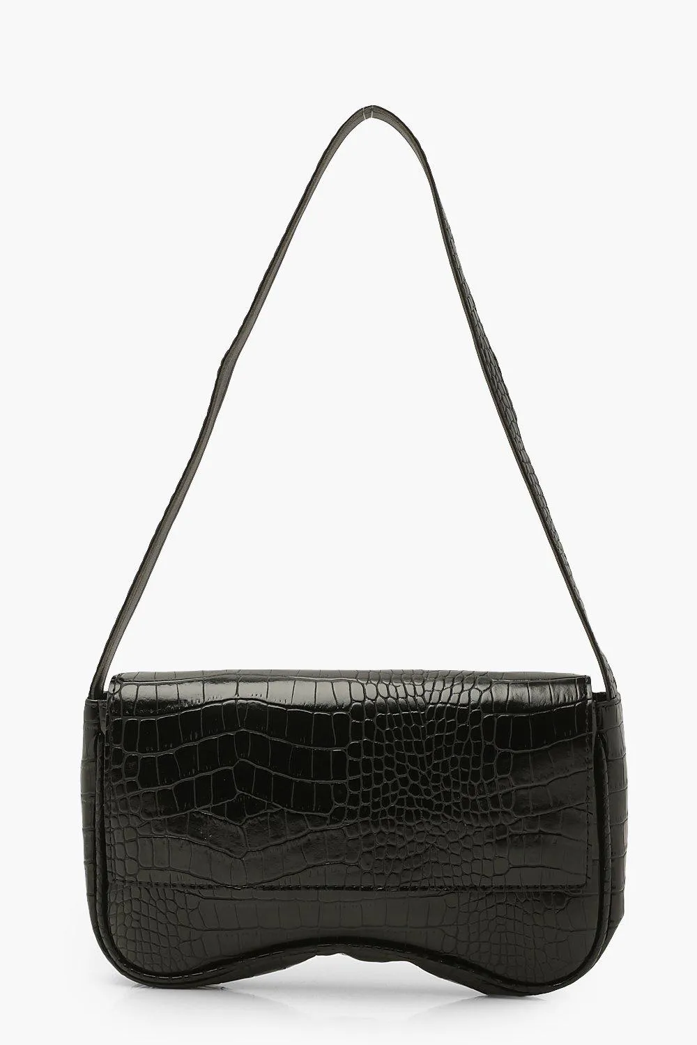 Croc Arched Underarm Bag