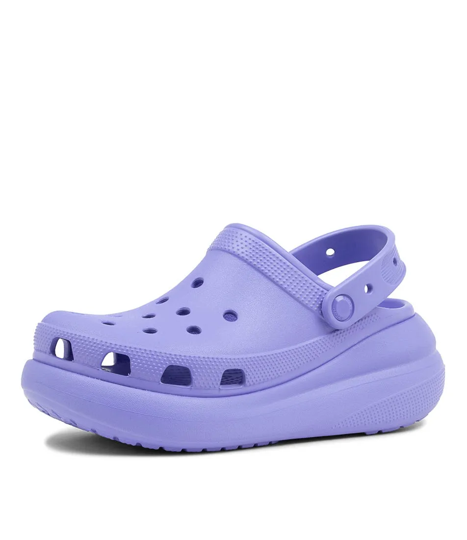 CROCS Classic Crush Clog Violet Croslite Sandals