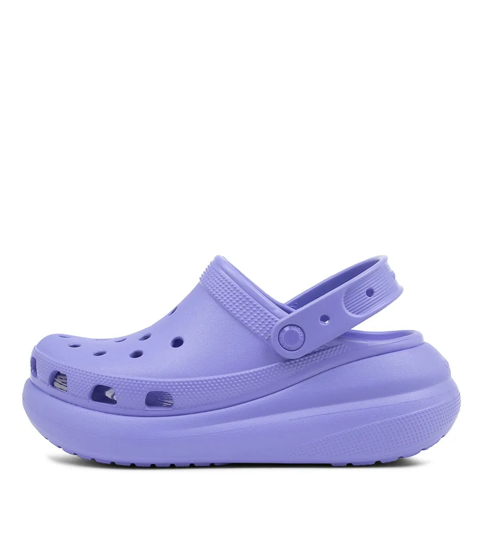 CROCS Classic Crush Clog Violet Croslite Sandals