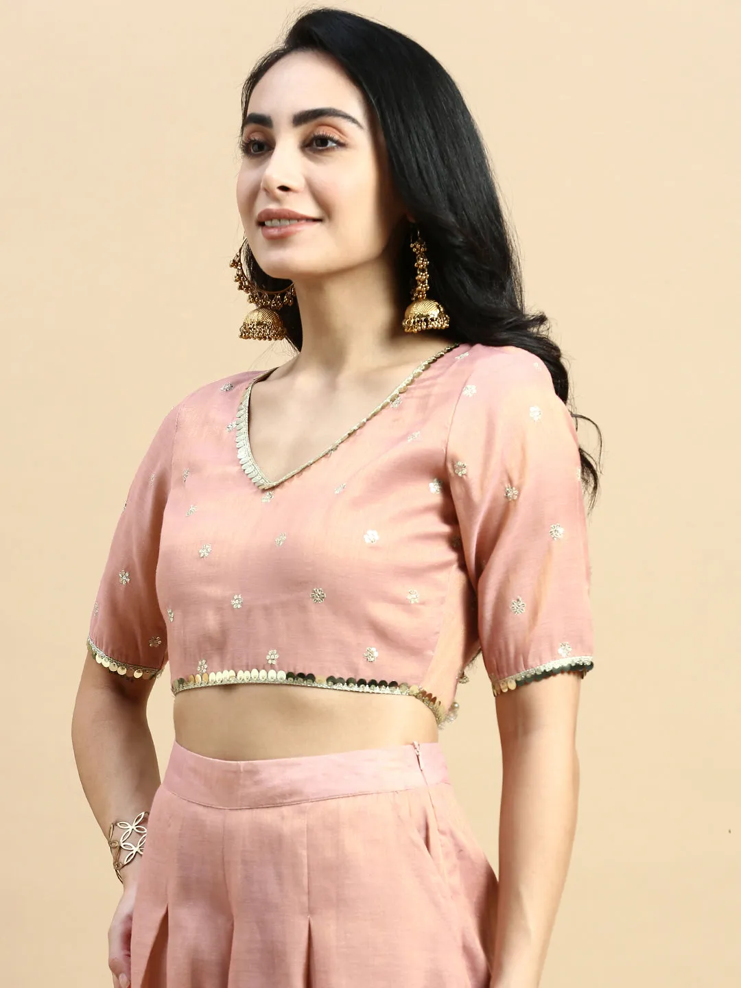 Crop Top-Light Pink