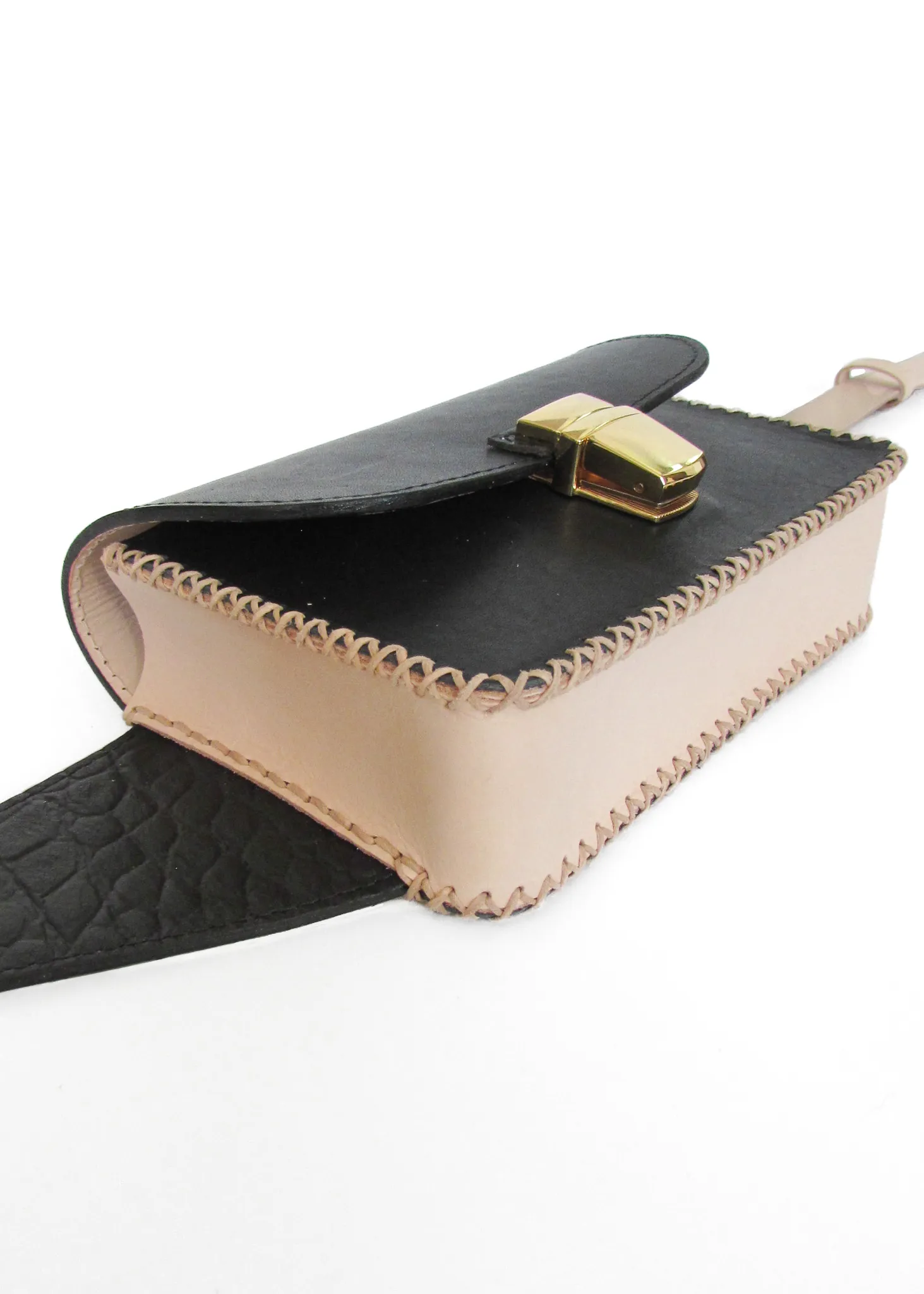 cross your heart bag in onyx