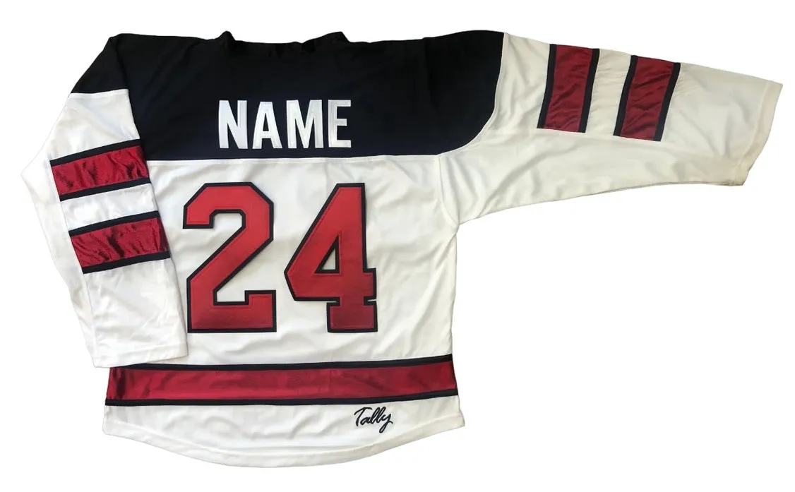 Custom Hockey Jerseys with a Team Canada Embroidered Twill Logo