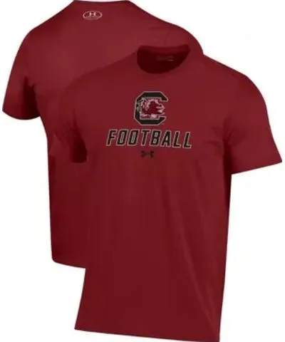 Cutter & Buck Men's NCAA Under Armour South Carolina Gamecocks Football Performance T-Shirt