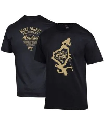 Cutter & Buck Men's NCAA Wake Forest Demon Deacons 2022 Football Walk the Walk T-Shirt