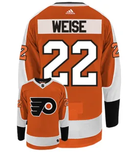 Dale Weise Philadelphia Flyers Adidas Authentic Home NHL Hockey Jersey     