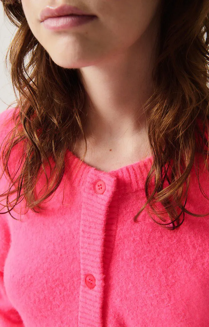 Damsville Cardigan - Rose Fluo