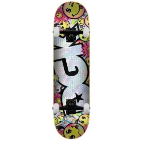 DGK Reality Foil Complete Skateboard Multi 8.25