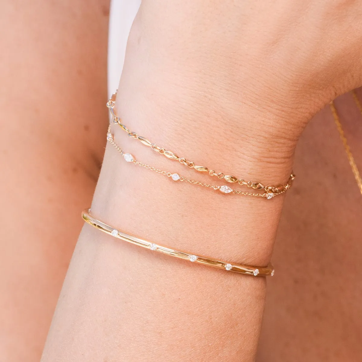 Diamond Symmetry Bracelet