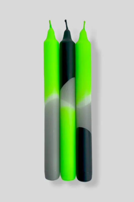 Dip-Dye Halloween Candles