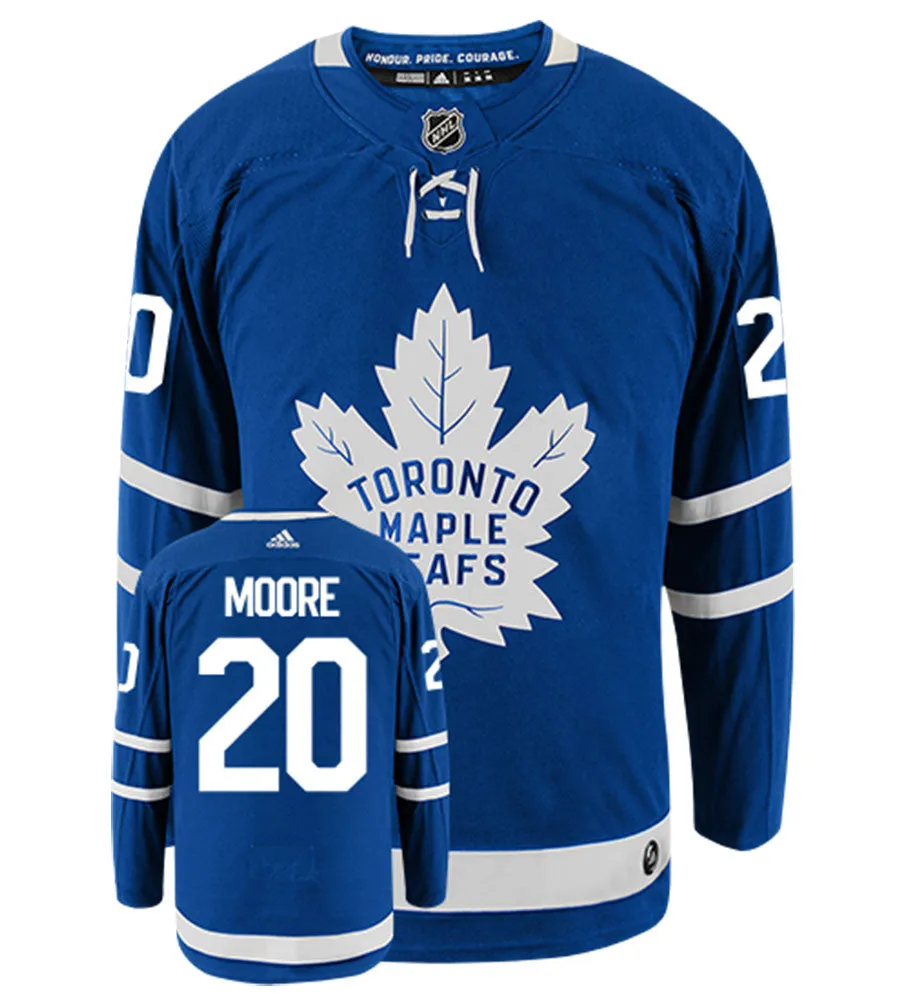 Dominic Moore Toronto Maple Leafs Adidas Authentic Home NHL Hockey Jersey     