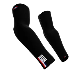 Dominican Republic Code Compression Arm Sleeves - Walking - Cycling - Running - Golf - Baseball - Basketball