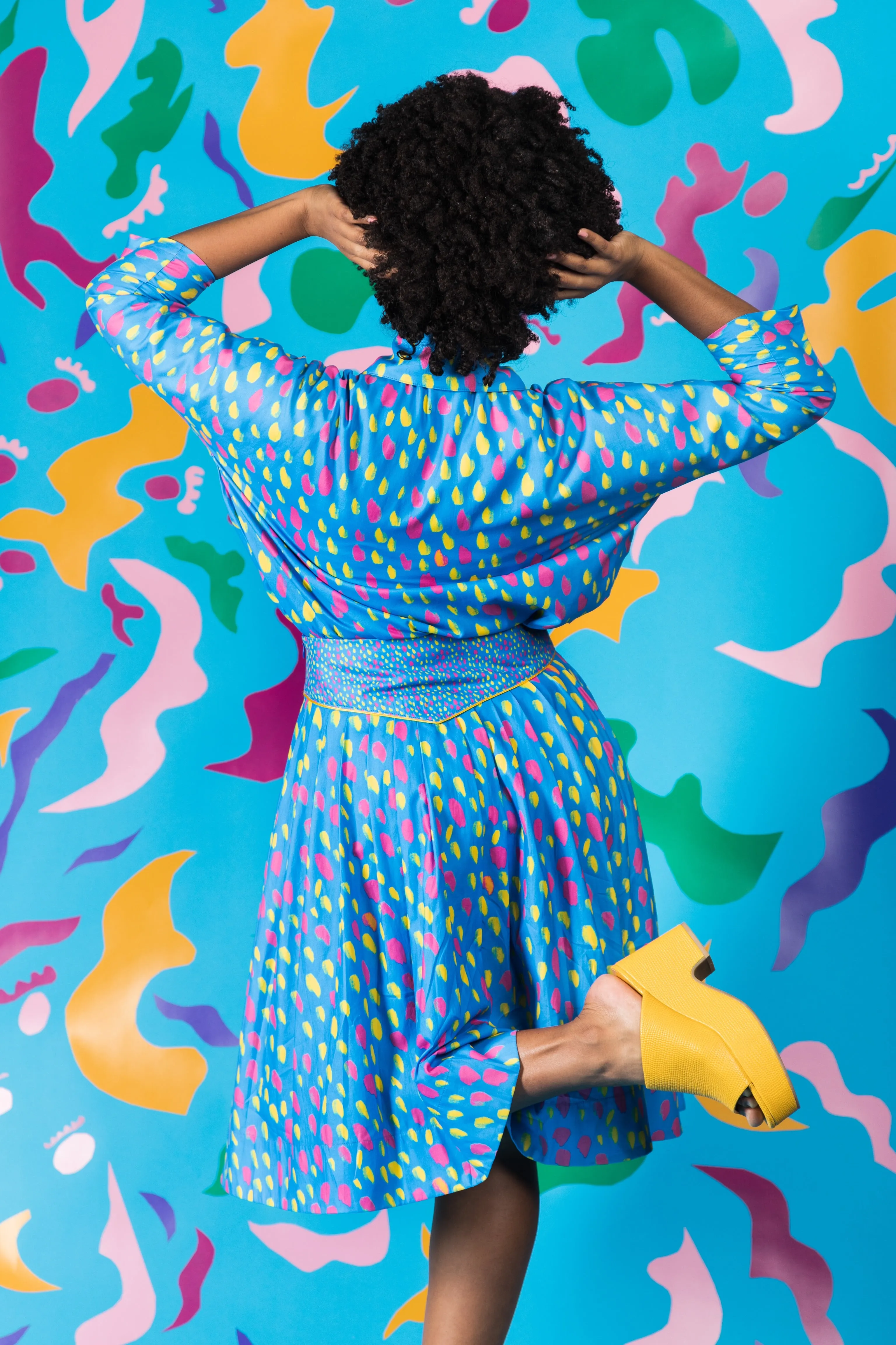 Dotty Yoke Skirt SALE