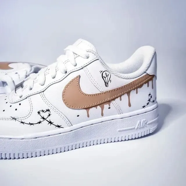 Drip Swoosh Nike Air Force 1