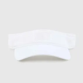 Dsquared2 White Tennis Style Visor Hat