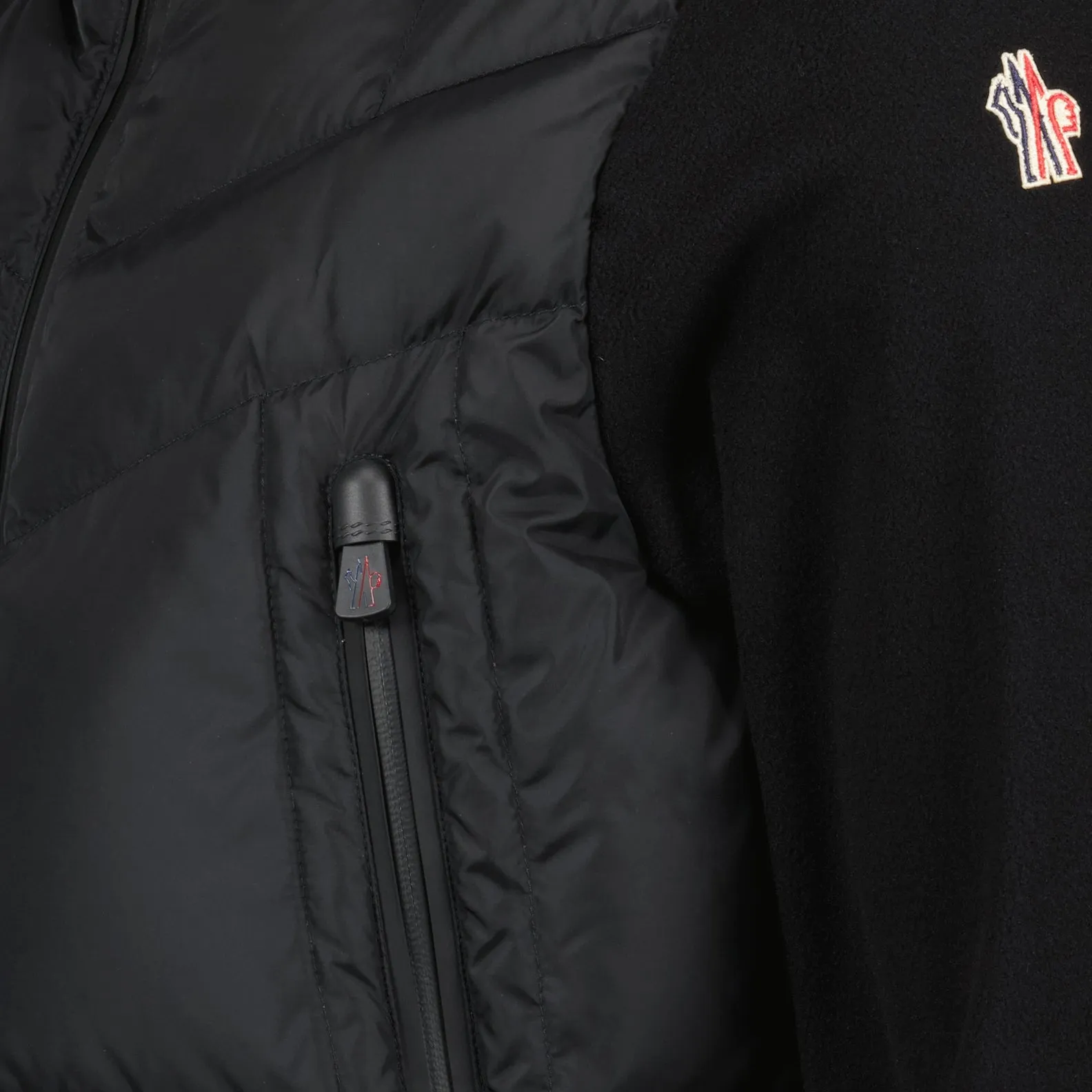 Dual Fabric Black Jacket