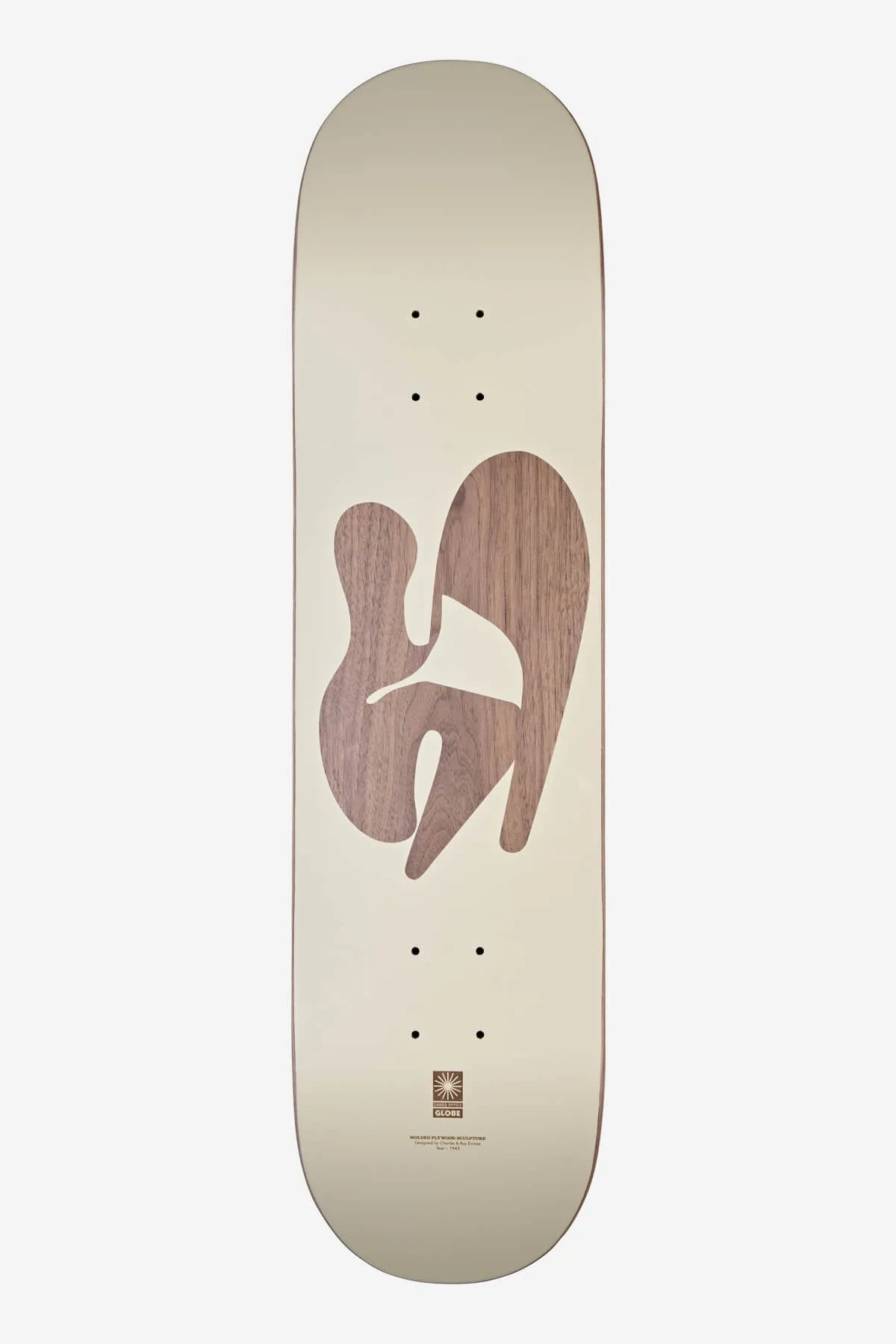 Eames Silhouette - Plywood Sculpture - 8.0 Skateboard Deck