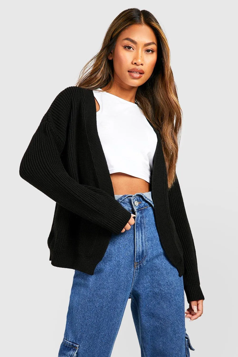 Edge To Edge Crop Cardigan