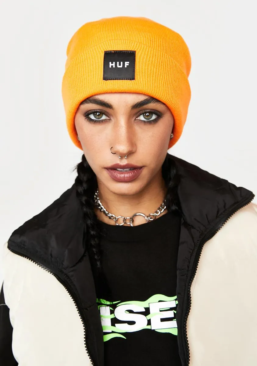 Essentials Box Logo Beanie-