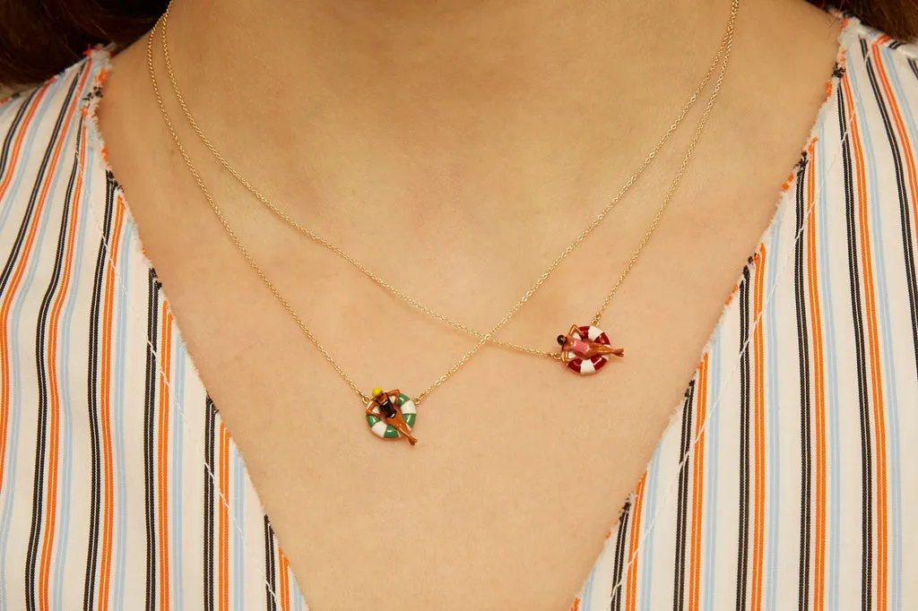 FLOTADORA GREEN NECKLACE