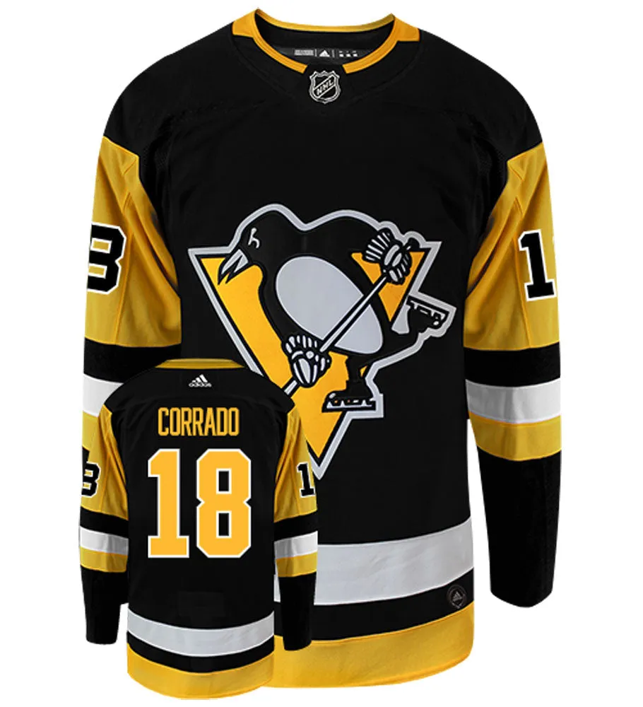 Frank Corrado Pittsburgh Penguins Adidas Authentic Home NHL Hockey Jersey     