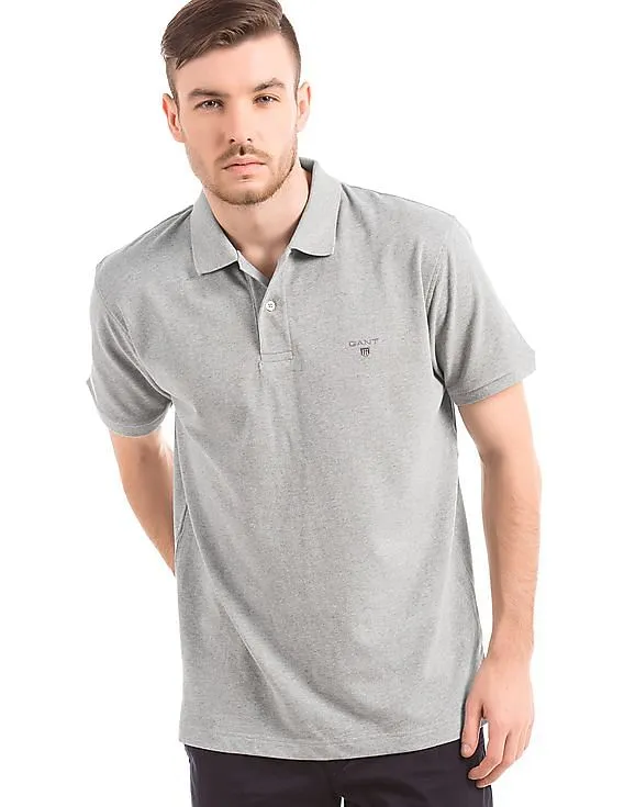 Gant Melange Pique Polo Shirt