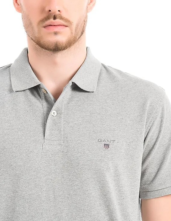 Gant Melange Pique Polo Shirt