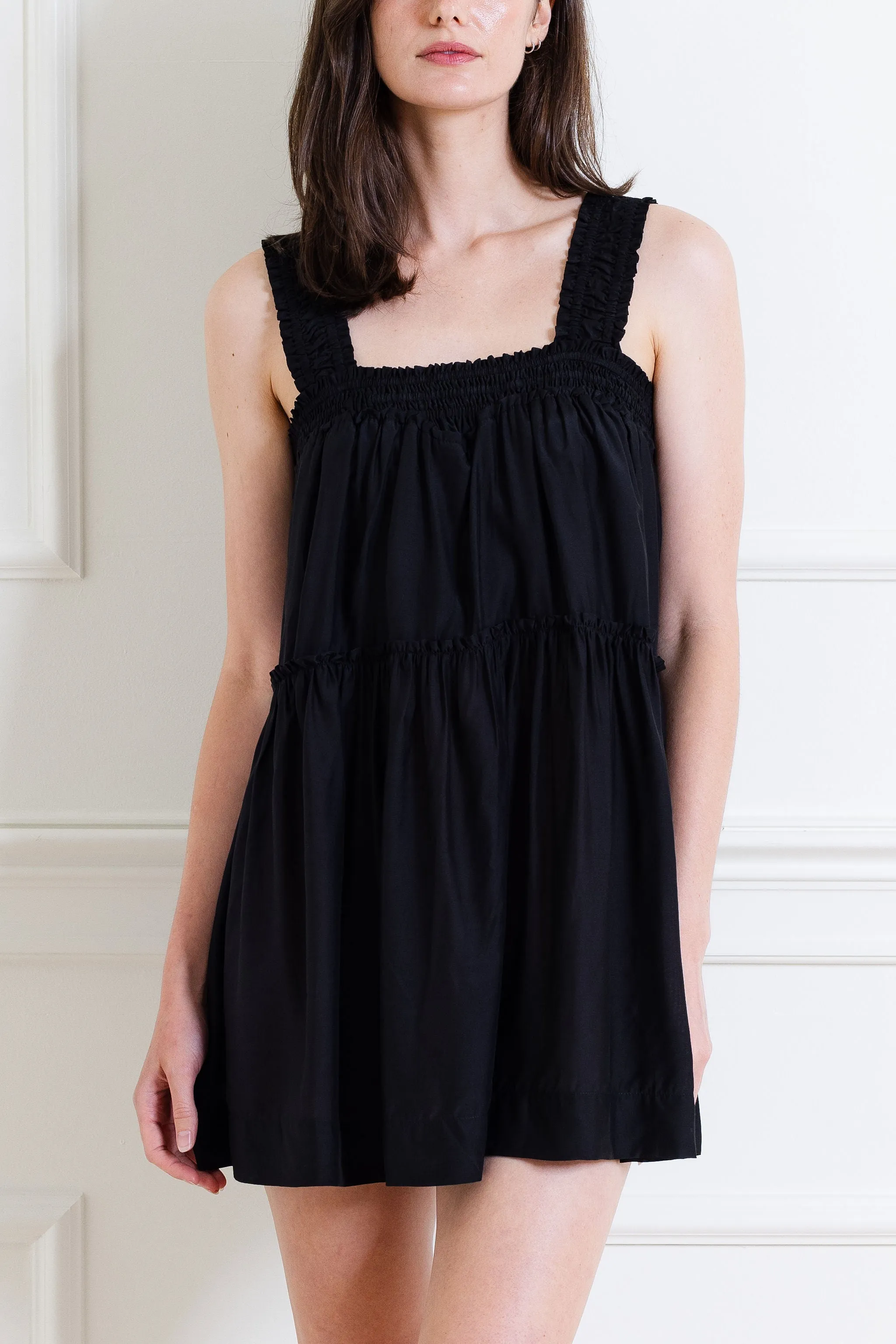 Gathered Mini Dress