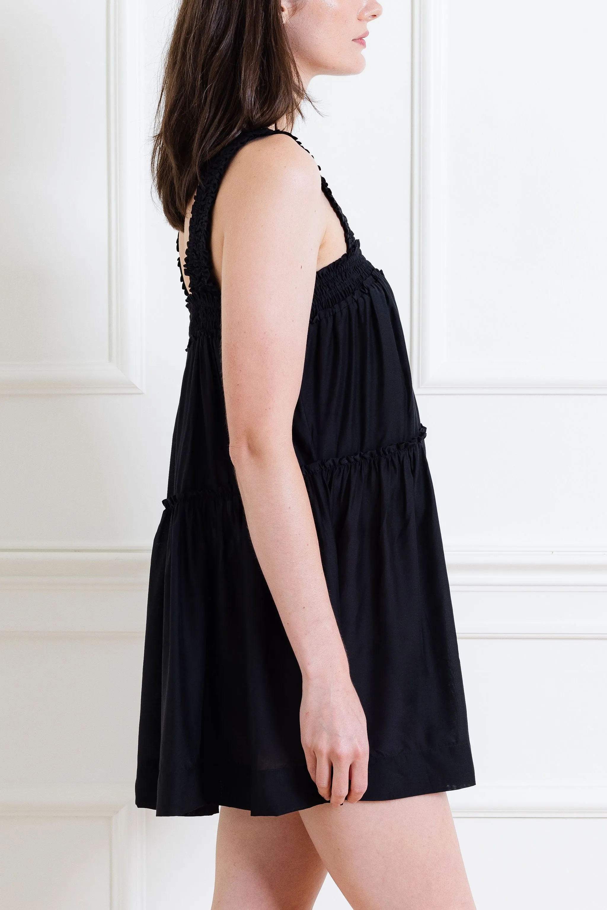 Gathered Mini Dress