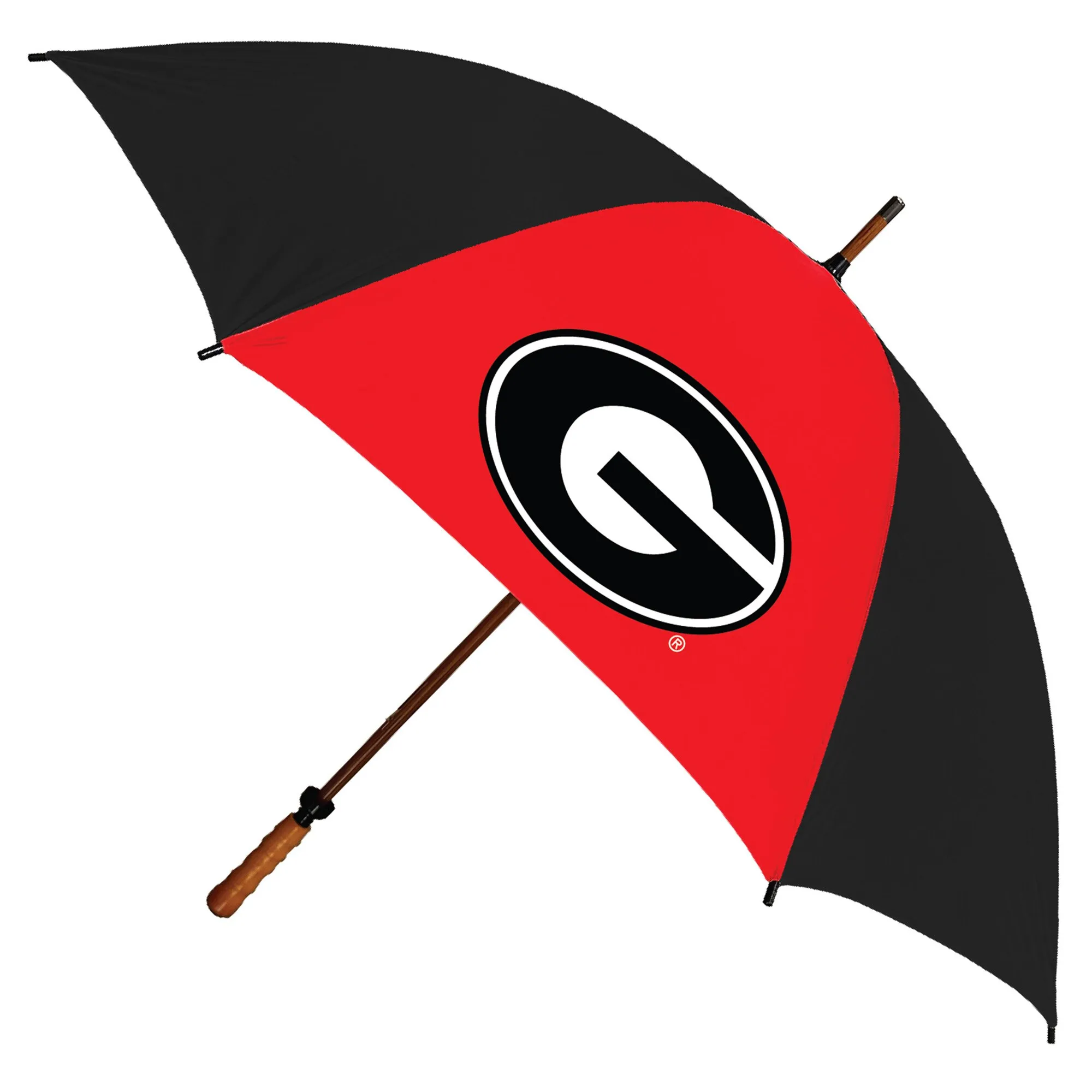 Georgia Bulldogs 62" Eagle Sporty Wood Shaft Golf Umbrella