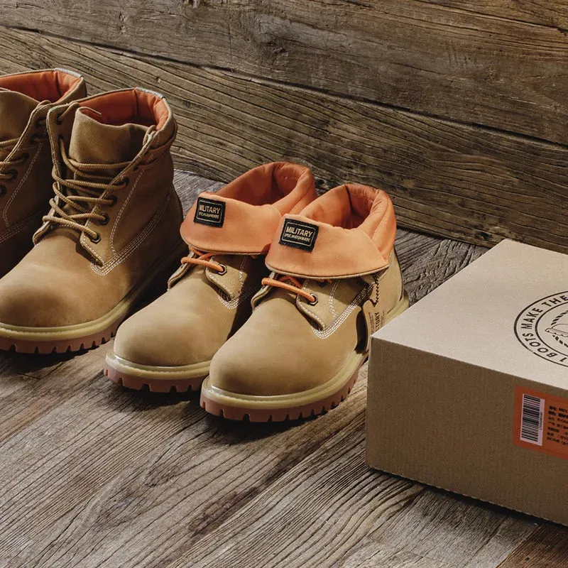 Geumo Tan Workwear Boots