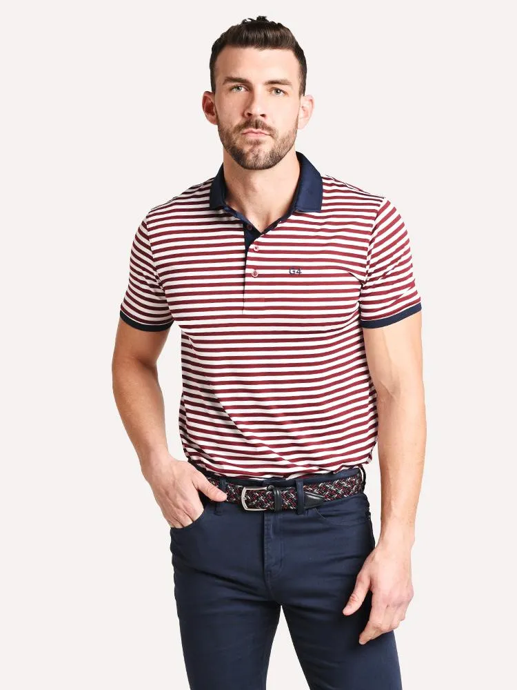     G/FORE  Men's Stripe Polo    