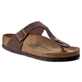 Gizeh Oiled Nubuck Leather Unisex Sandals