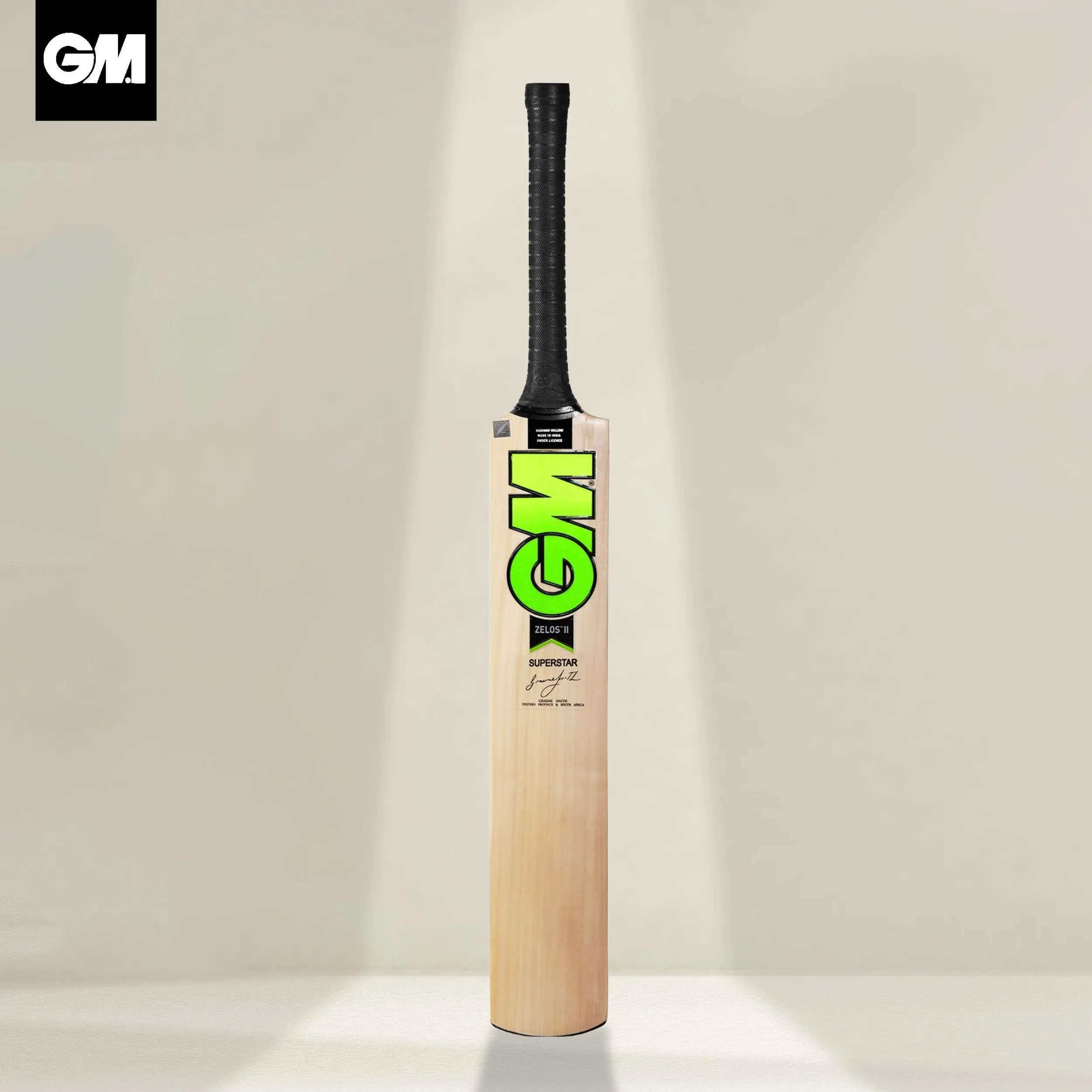 GM Zelos II Superstar Kashmir Willow Cricket Bat -SH